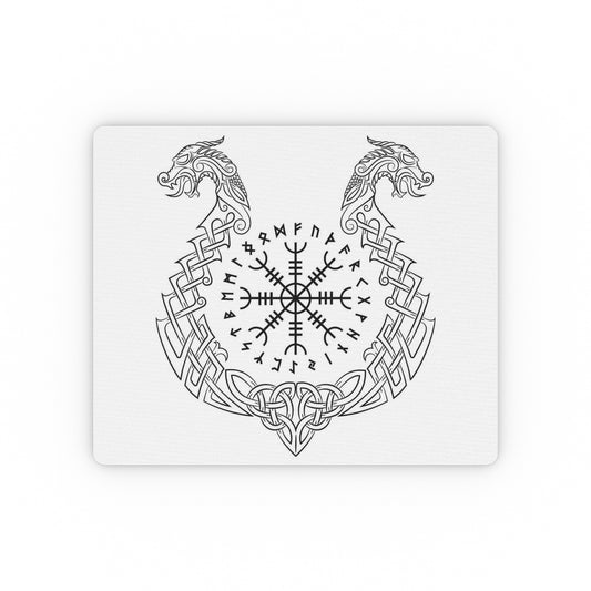 Norse Print Rectangular Mouse Pad